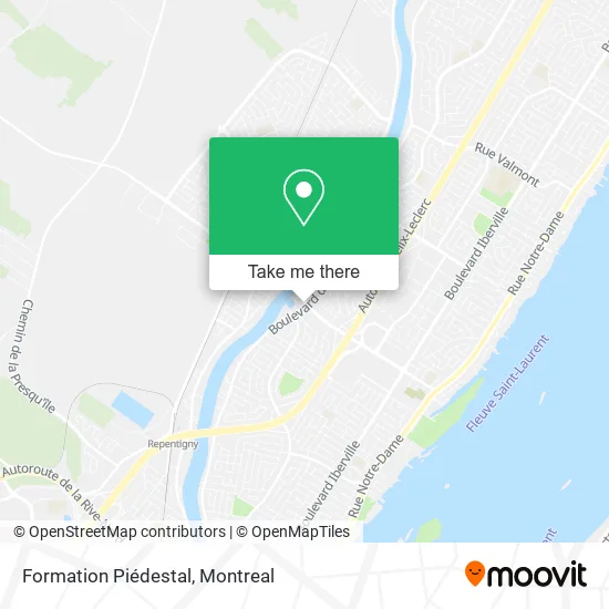 Formation Piédestal map