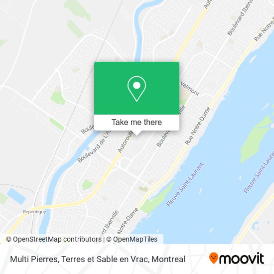 Multi Pierres, Terres et Sable en Vrac map