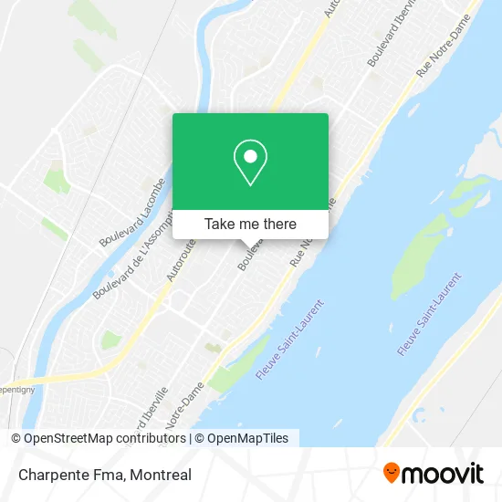 Charpente Fma map