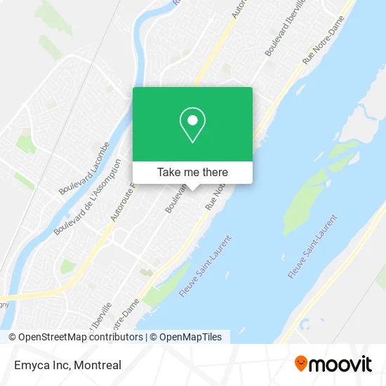 Emyca Inc map