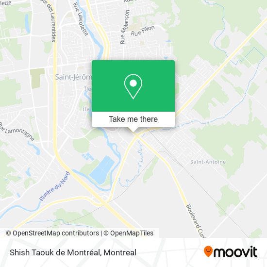 Shish Taouk de Montréal map