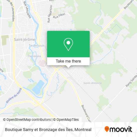 Boutique Samy et Bronzage des Îles map