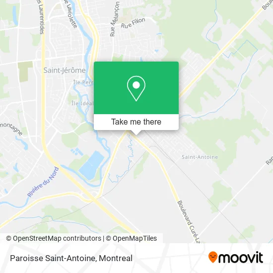 Paroisse Saint-Antoine map