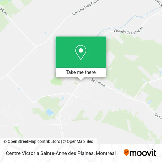 Centre Victoria Sainte-Anne des Plaines map