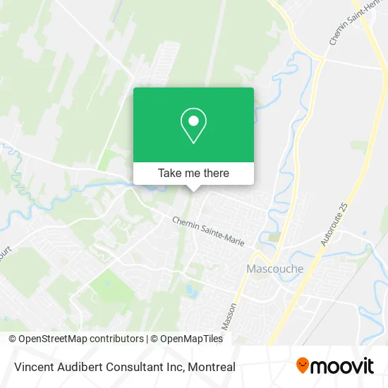 Vincent Audibert Consultant Inc map