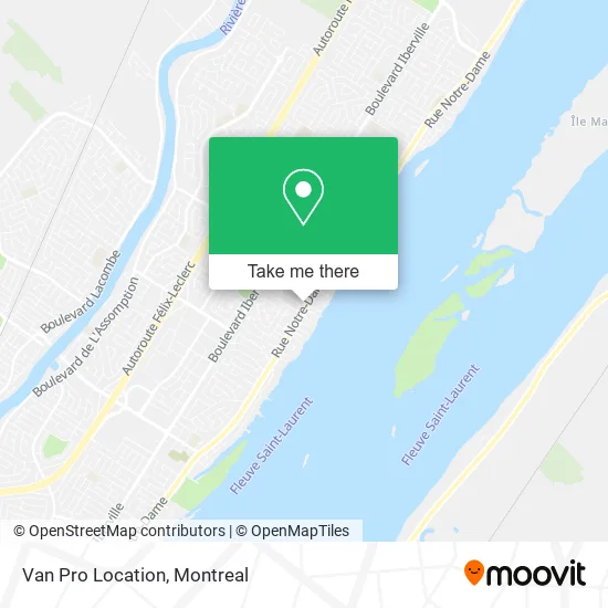 Van Pro Location map