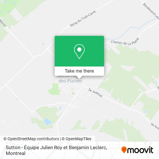 Sutton - Équipe Julien Roy et Benjamin Leclerc map