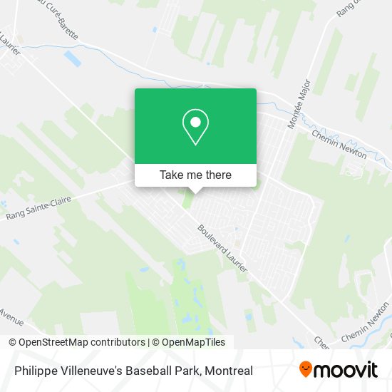 Philippe Villeneuve's Baseball Park map