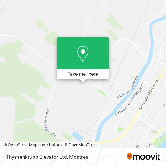 Thyssenkrupp Elevator Ltd map