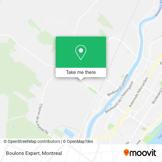 Boulons Expert map