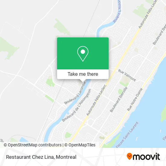 Restaurant Chez Lina map