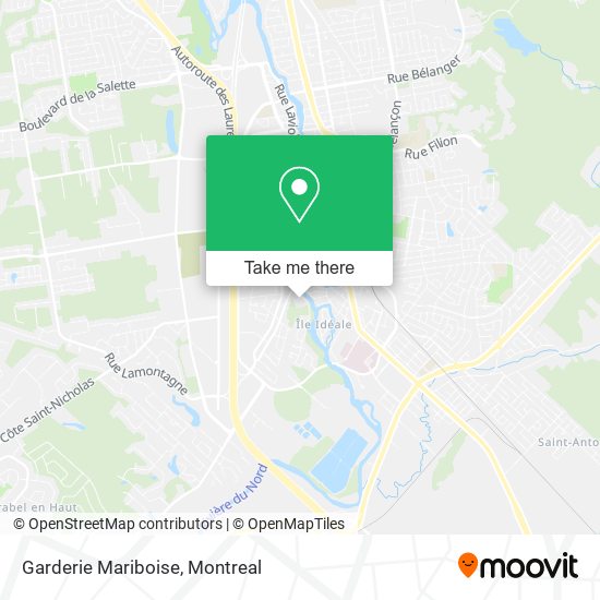 Garderie Mariboise map
