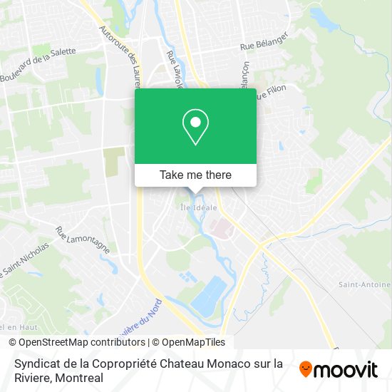 Syndicat de la Copropriété Chateau Monaco sur la Riviere map