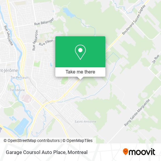 Garage Coursol Auto Place map