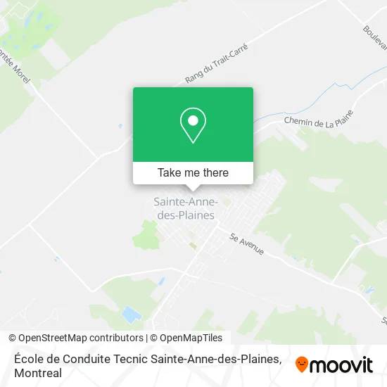 École de Conduite Tecnic Sainte-Anne-des-Plaines map