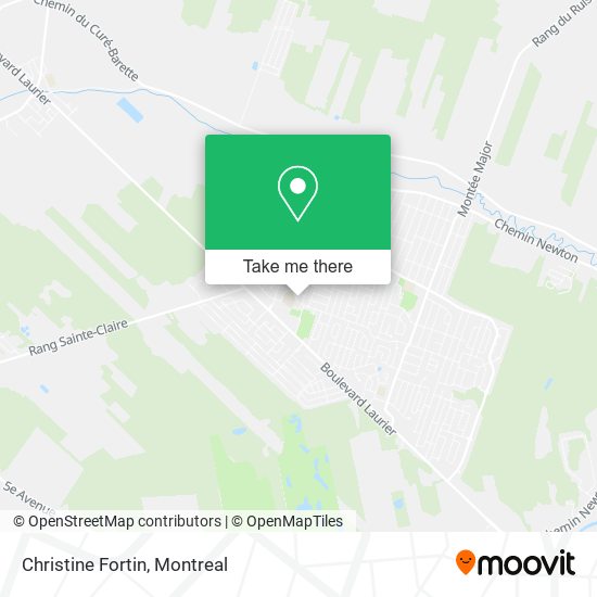 Christine Fortin map