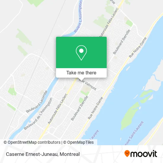 Caserne Ernest-Juneau map