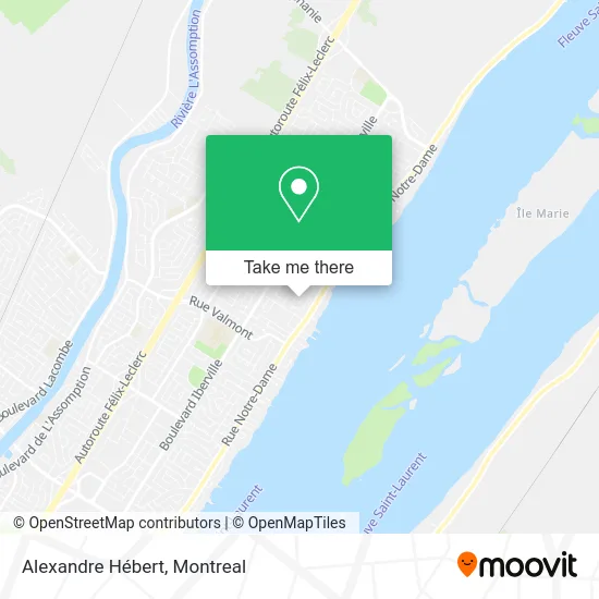Alexandre Hébert map