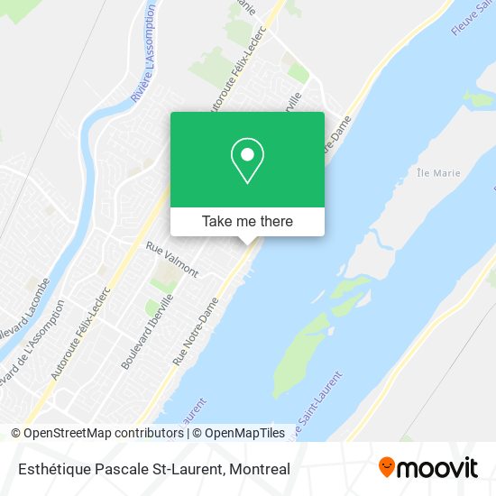 Esthétique Pascale St-Laurent map