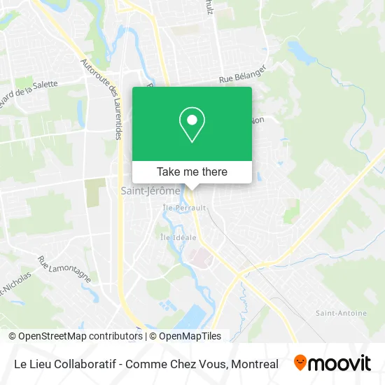 Le Lieu Collaboratif - Comme Chez Vous map