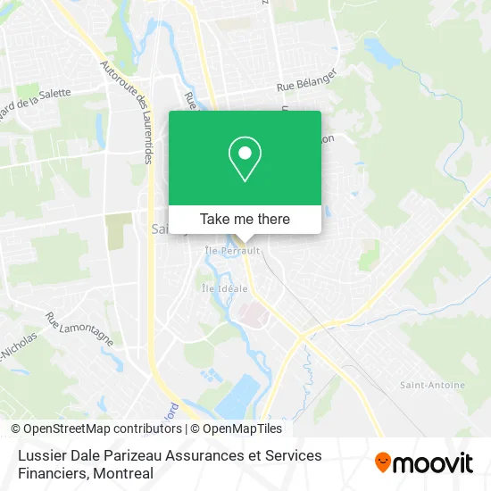 Lussier Dale Parizeau Assurances et Services Financiers map