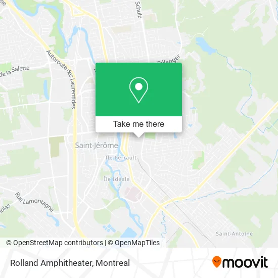 Rolland Amphitheater map