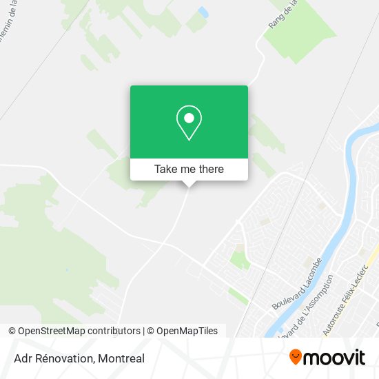 Adr Rénovation map