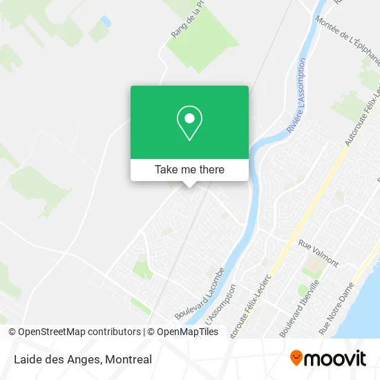 Laide des Anges map