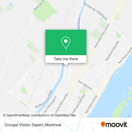 Groupe Vision 3xpert map