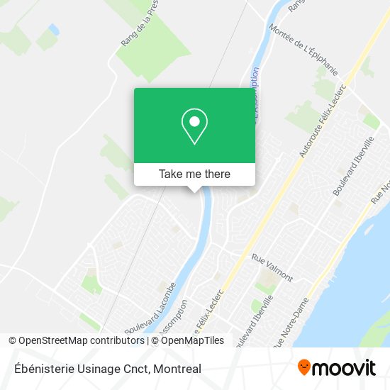 Ébénisterie Usinage Cnct map