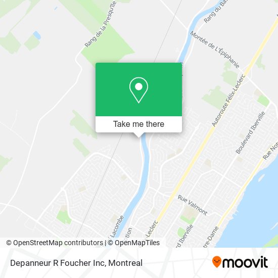 Depanneur R Foucher Inc map
