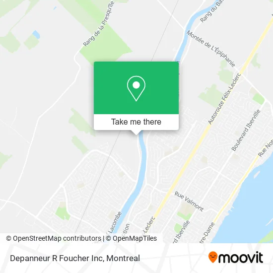 Depanneur R Foucher Inc map