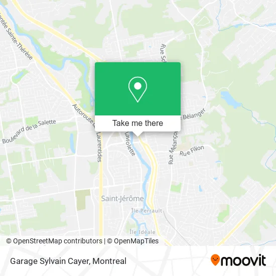 Garage Sylvain Cayer map
