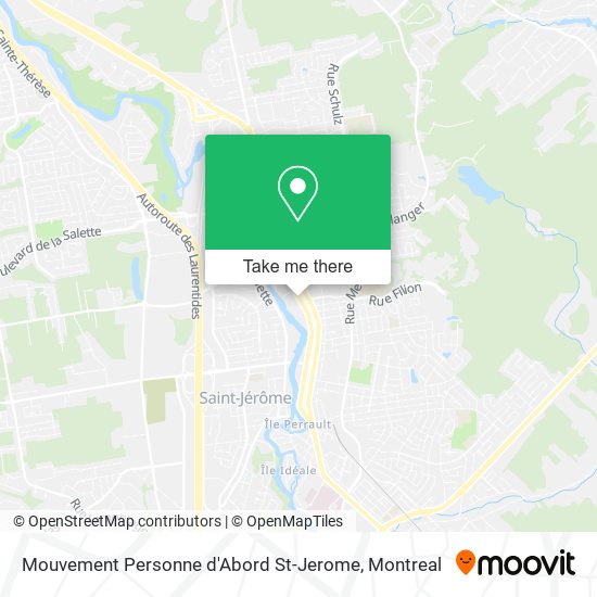 Mouvement Personne d'Abord St-Jerome map