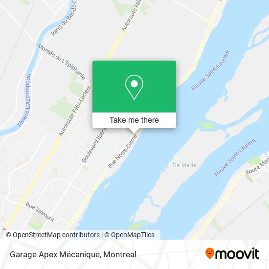 Garage Apex Mécanique map