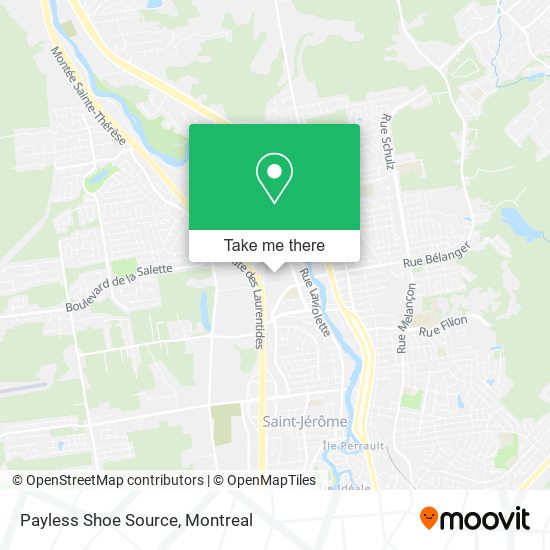 Payless Shoe Source map