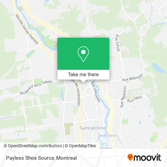 Payless Shoe Source map