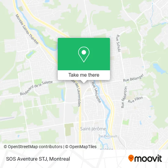 SOS Aventure STJ map