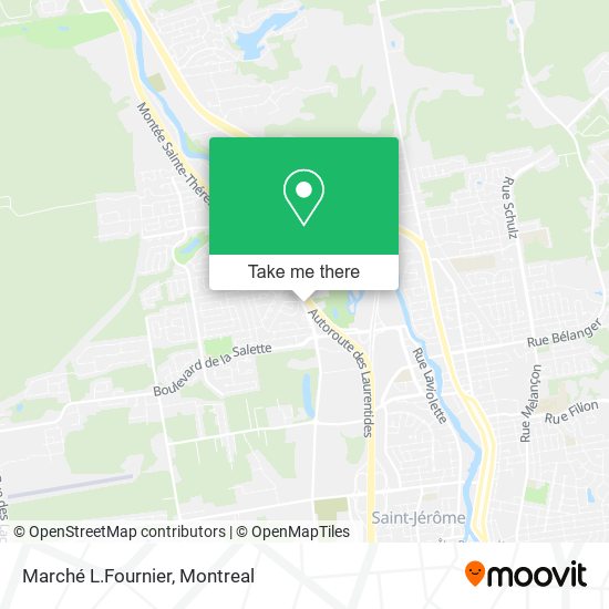 Marché L.Fournier map