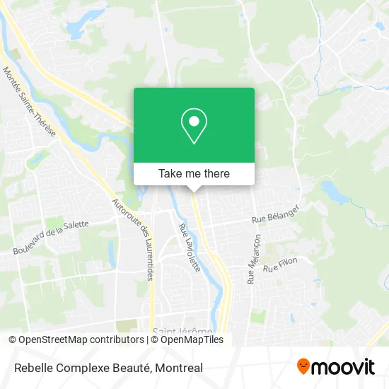 Rebelle Complexe Beauté map