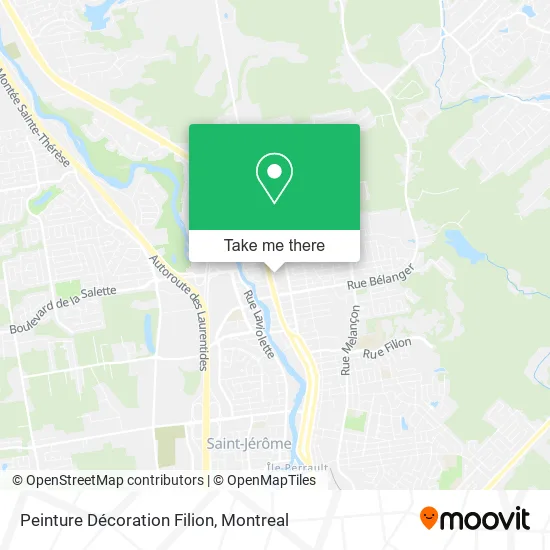 Peinture Décoration Filion map