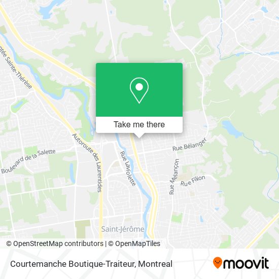 Courtemanche Boutique-Traiteur map