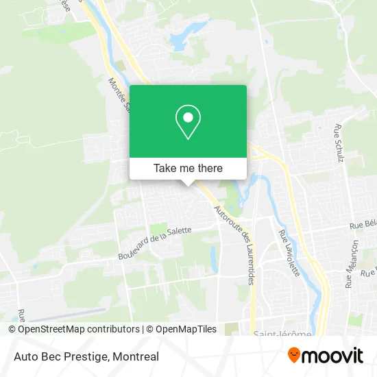 Auto Bec Prestige map