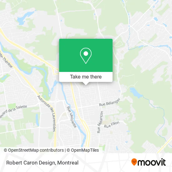 Robert Caron Design map