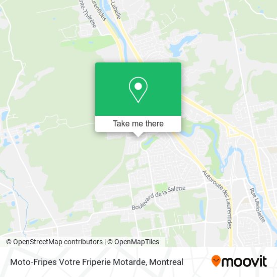 Moto-Fripes Votre Friperie Motarde map