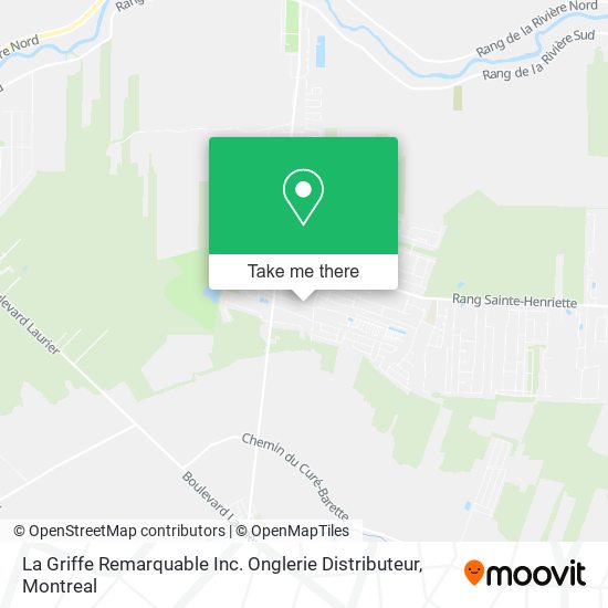 La Griffe Remarquable Inc. Onglerie Distributeur map