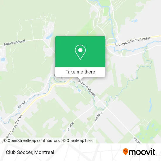Club Soccer map