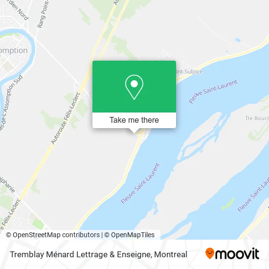 Tremblay Ménard Lettrage & Enseigne map