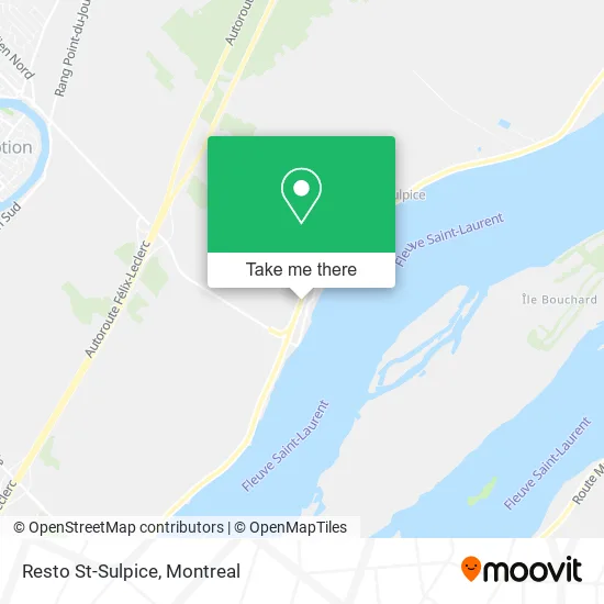 Resto St-Sulpice map