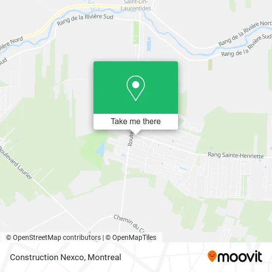 Construction Nexco map